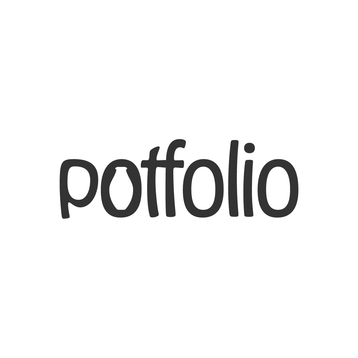 Potfolio logotipo nero